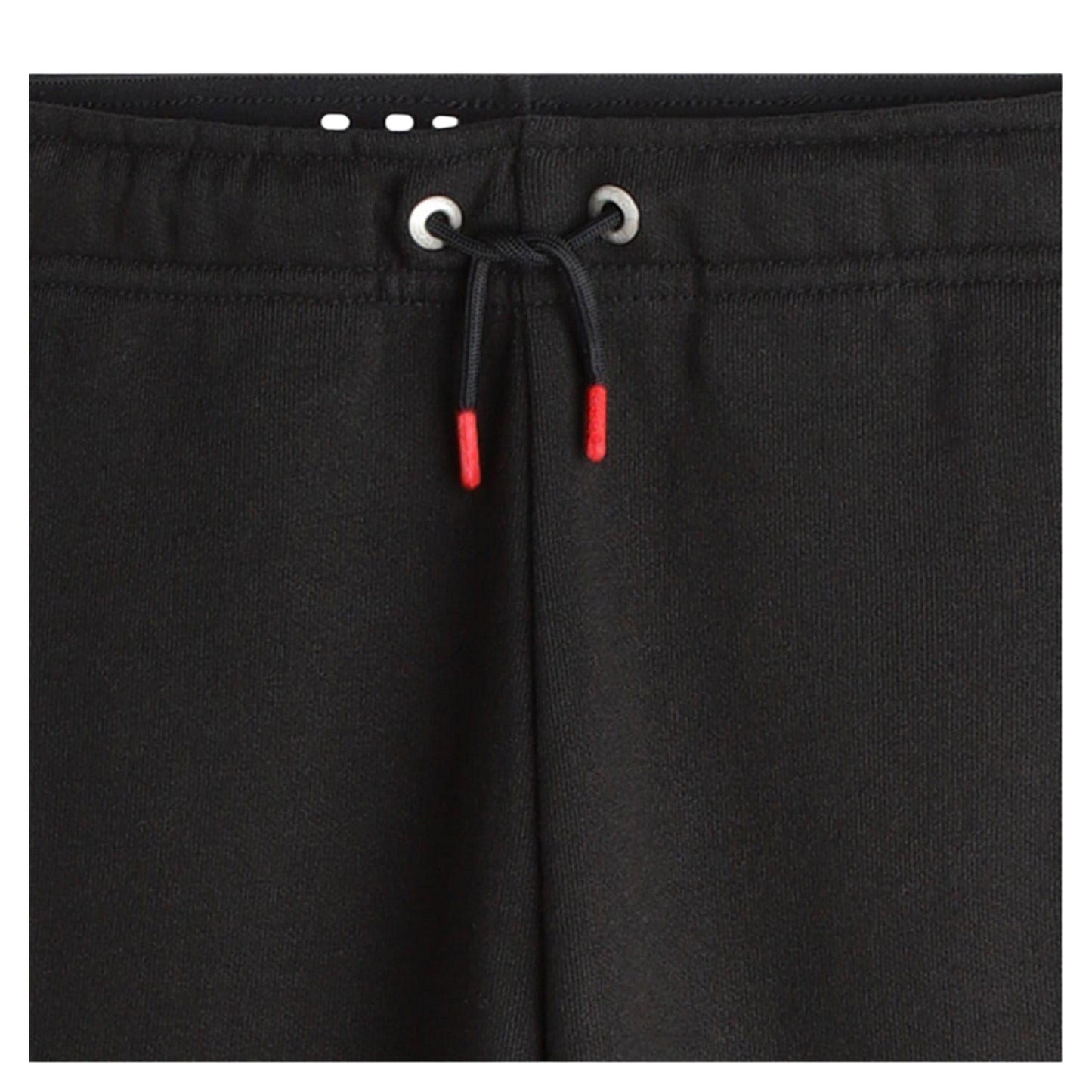 Black - Side - Hugo Childrens-Kids Embroidered Logo Wide Leg Sweatpants