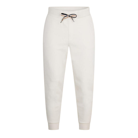White - Front - Boss Mens Larsen Slim Joggers