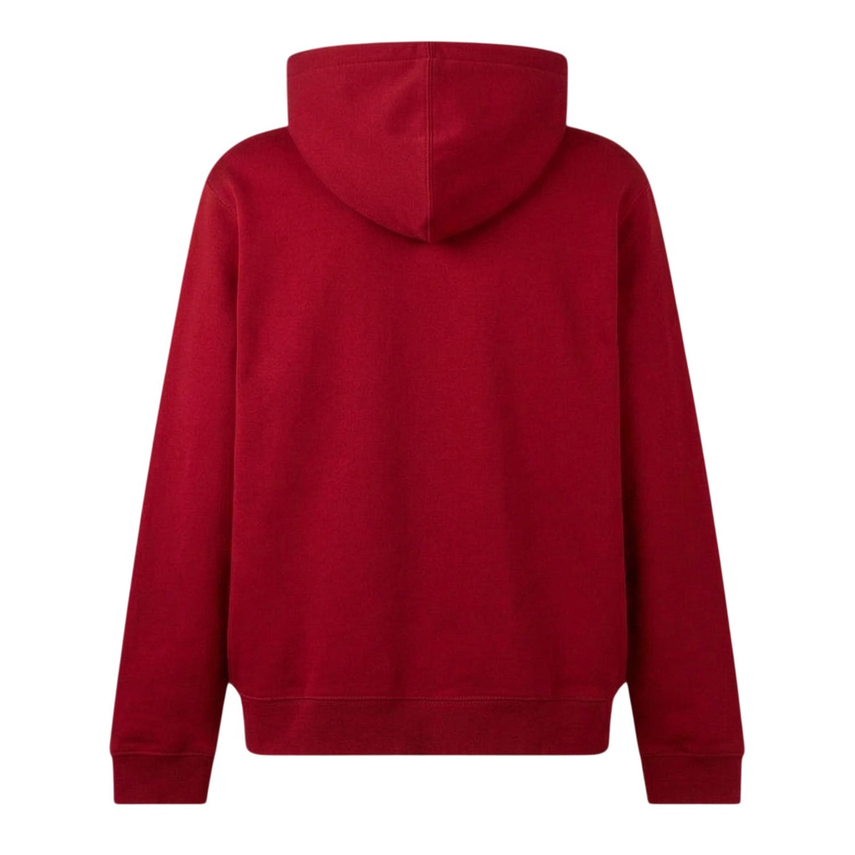 Orange - Back - Lacoste Mens Logo Hoodie