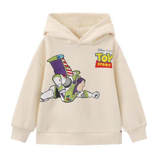 Multicoloured - Front - Toy Story Childrens-Kids Buzz Lightyear Cotton Hoodie