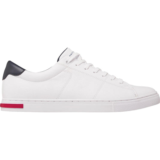 White - Front - Tommy Hilfiger Mens Essential Lace Up Shoes