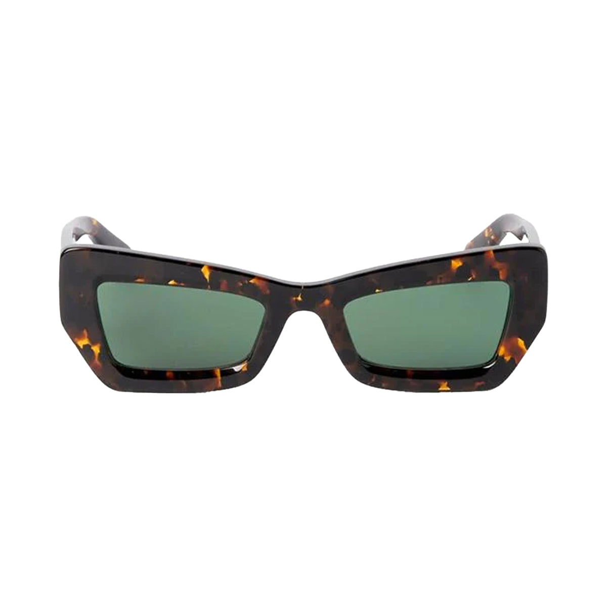 Havana-Green - Side - Off White Aurora Mottled Sunglasses