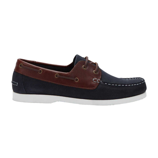 Navy - Front - Jack Wills Mens Leather Boat Shoes