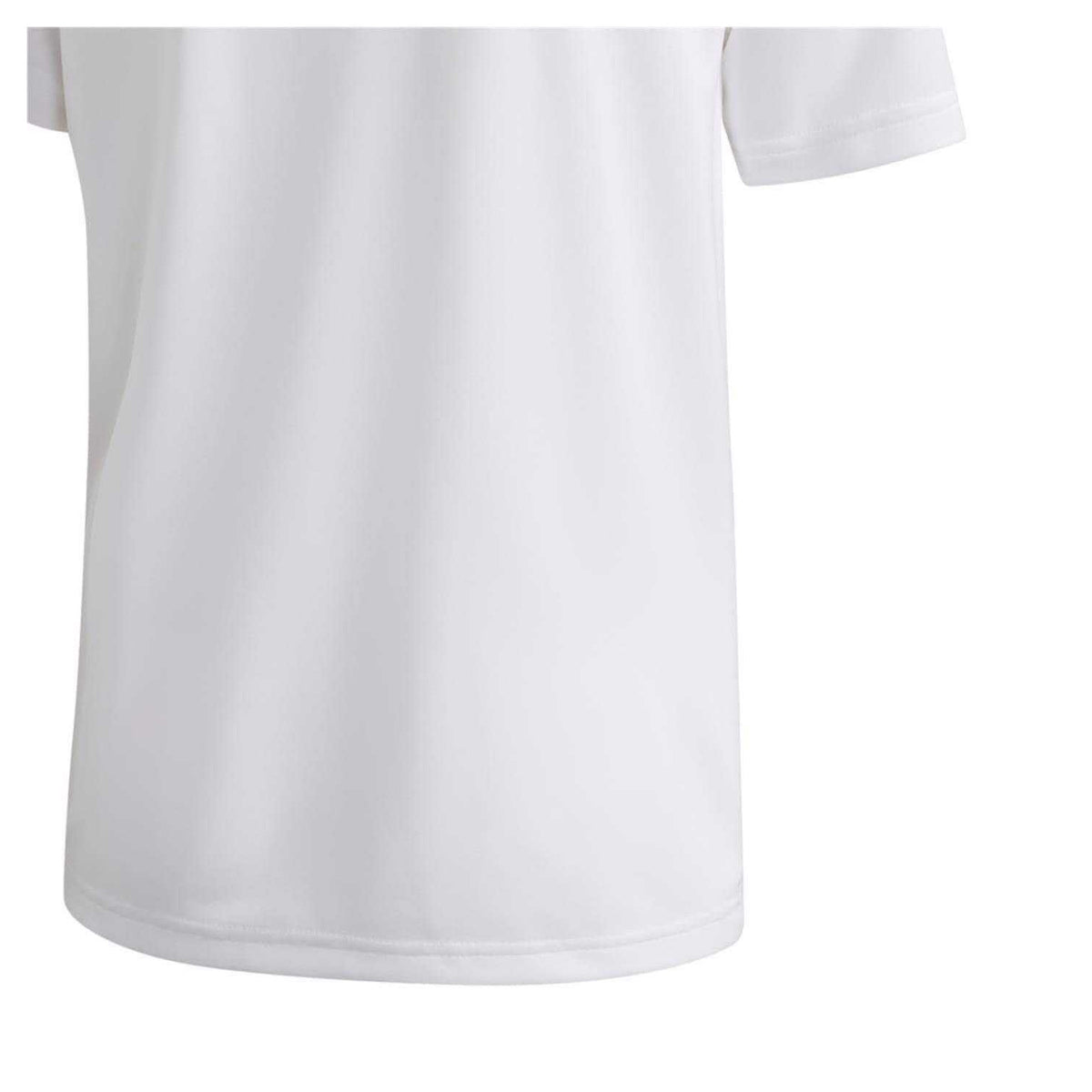 White - Pack Shot - Adidas Boys 3 Stripes Polo Shirt