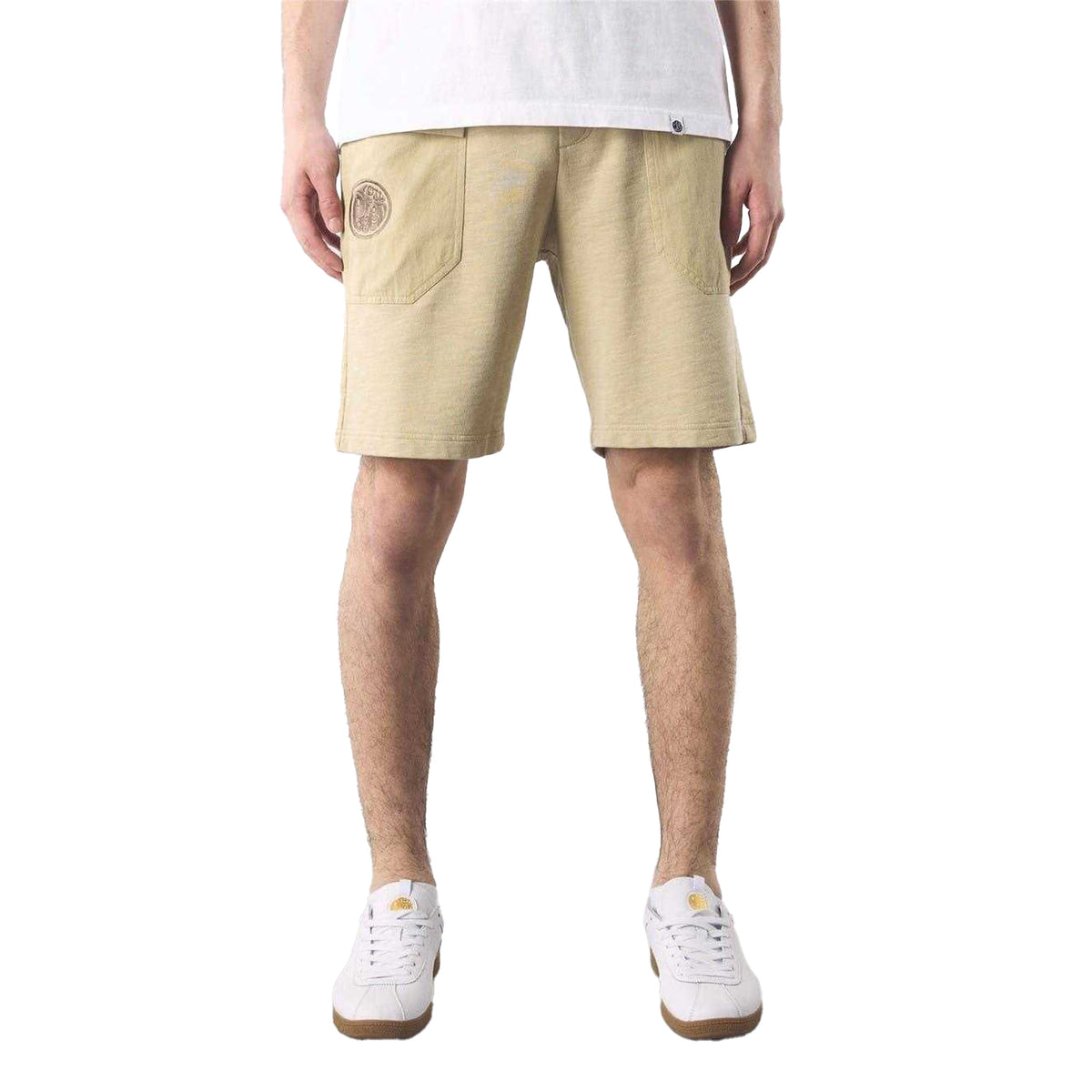 Taupe - Lifestyle - Pretty Green Mens Stamford Cargo Shorts
