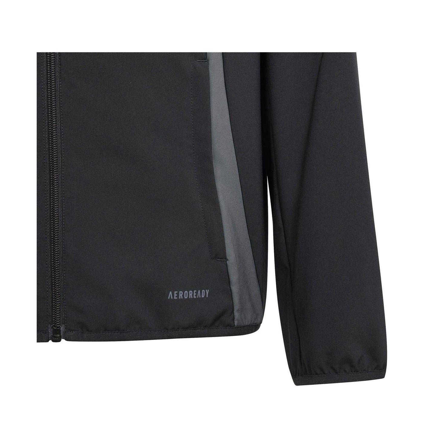Black-Dark Grey - Lifestyle - Adidas Childrens-Kids Tiro 24 Raglan Track Jacket