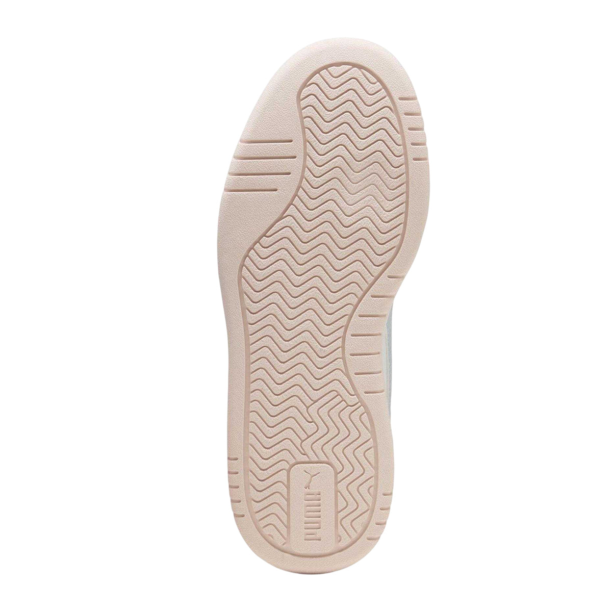 Blue-Blush Pink-White-Blue - Pack Shot - Puma Childrens-Kids Caven III Trainers