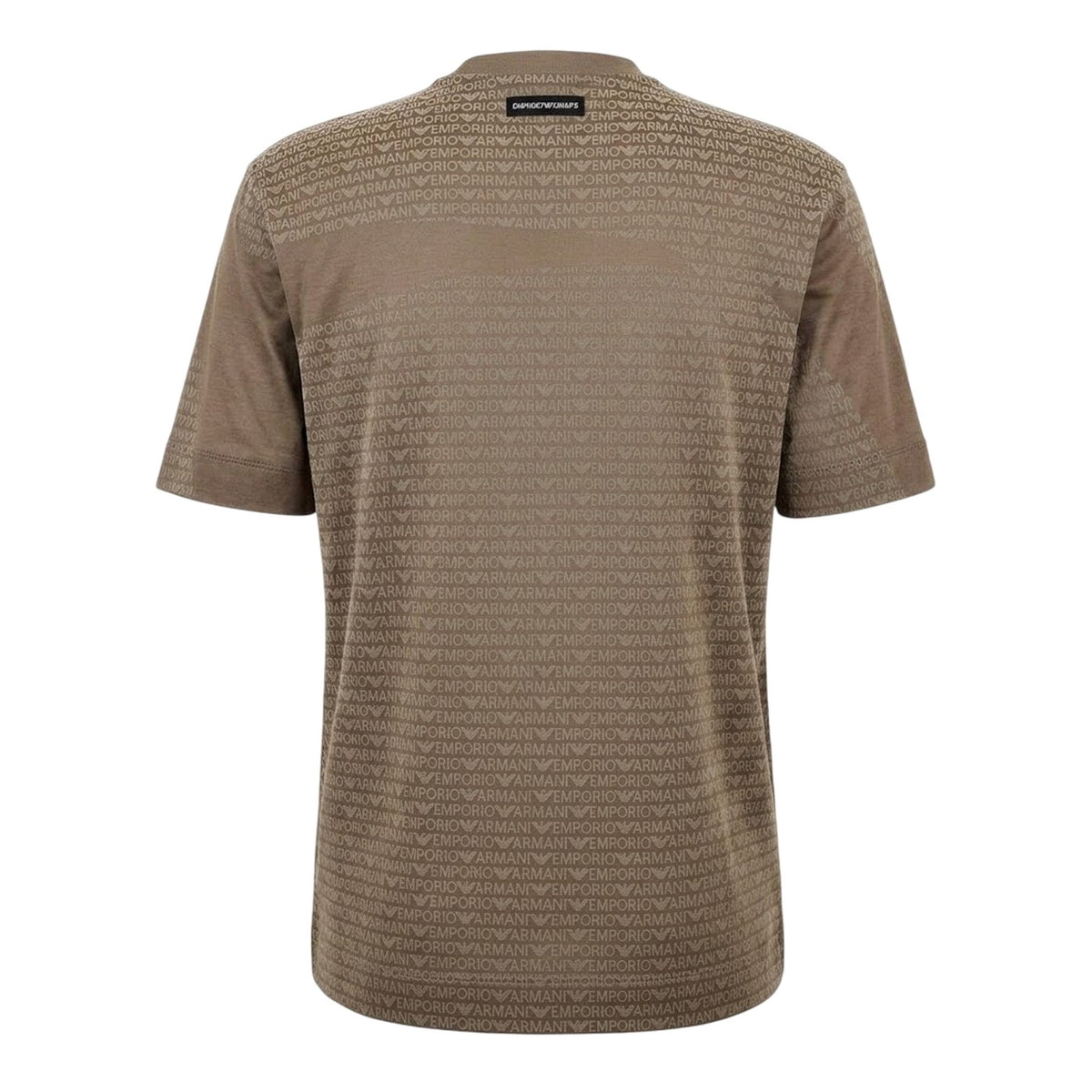 Walnut - Back - Emporio Armani Mens EA7 T-Shirt