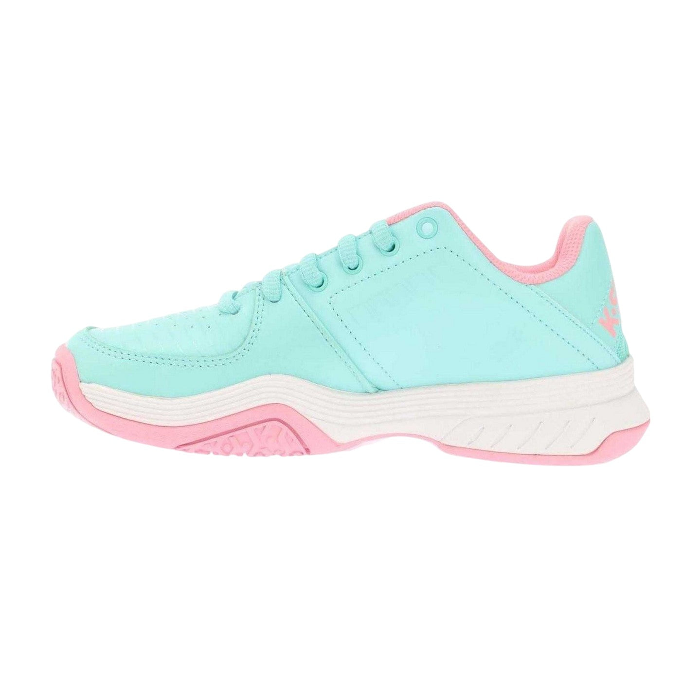 Blue - Pack Shot - K-Swiss Girls Court Express Omni Stripes Tennis Shoes
