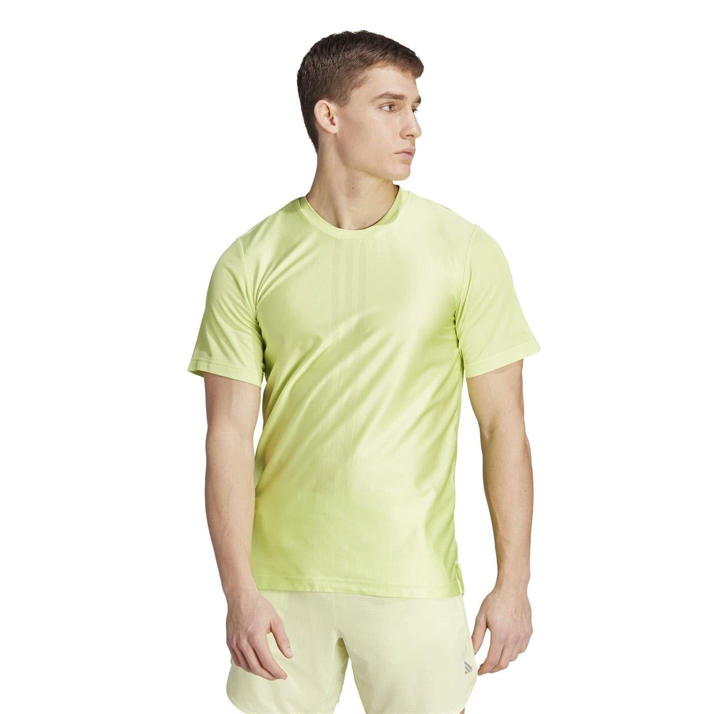 Lime - Lifestyle - Adidas Mens HIIT Training T-Shirt