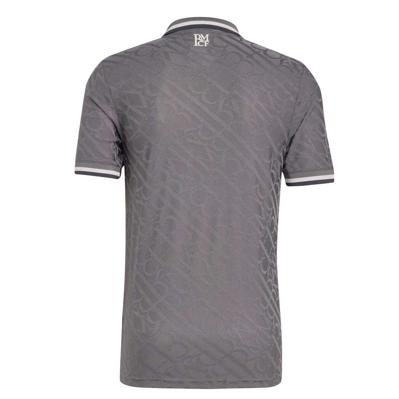 Charcoal - Back - Real Madrid CF Mens 24-25 Third Jersey