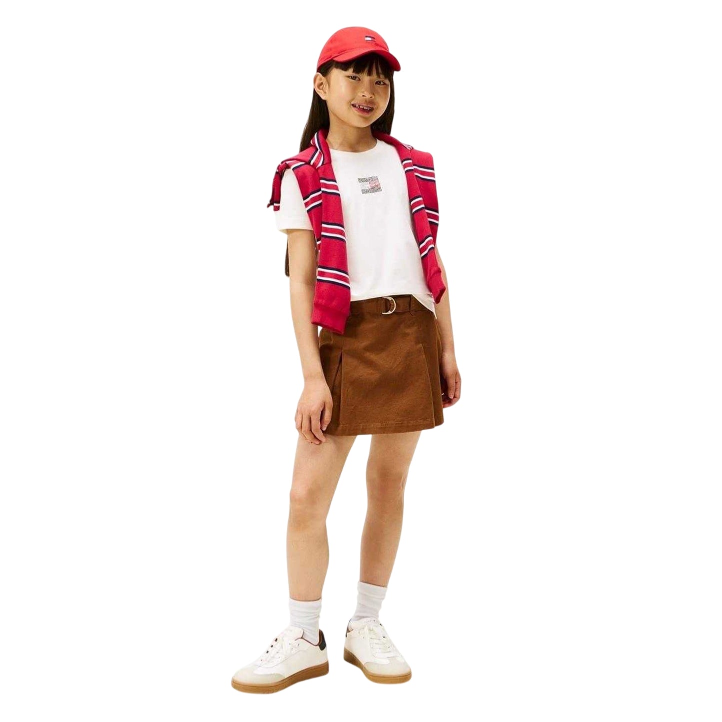 Ivory - Lifestyle - Tommy Hilfiger Girls Diamante Regular T-Shirt