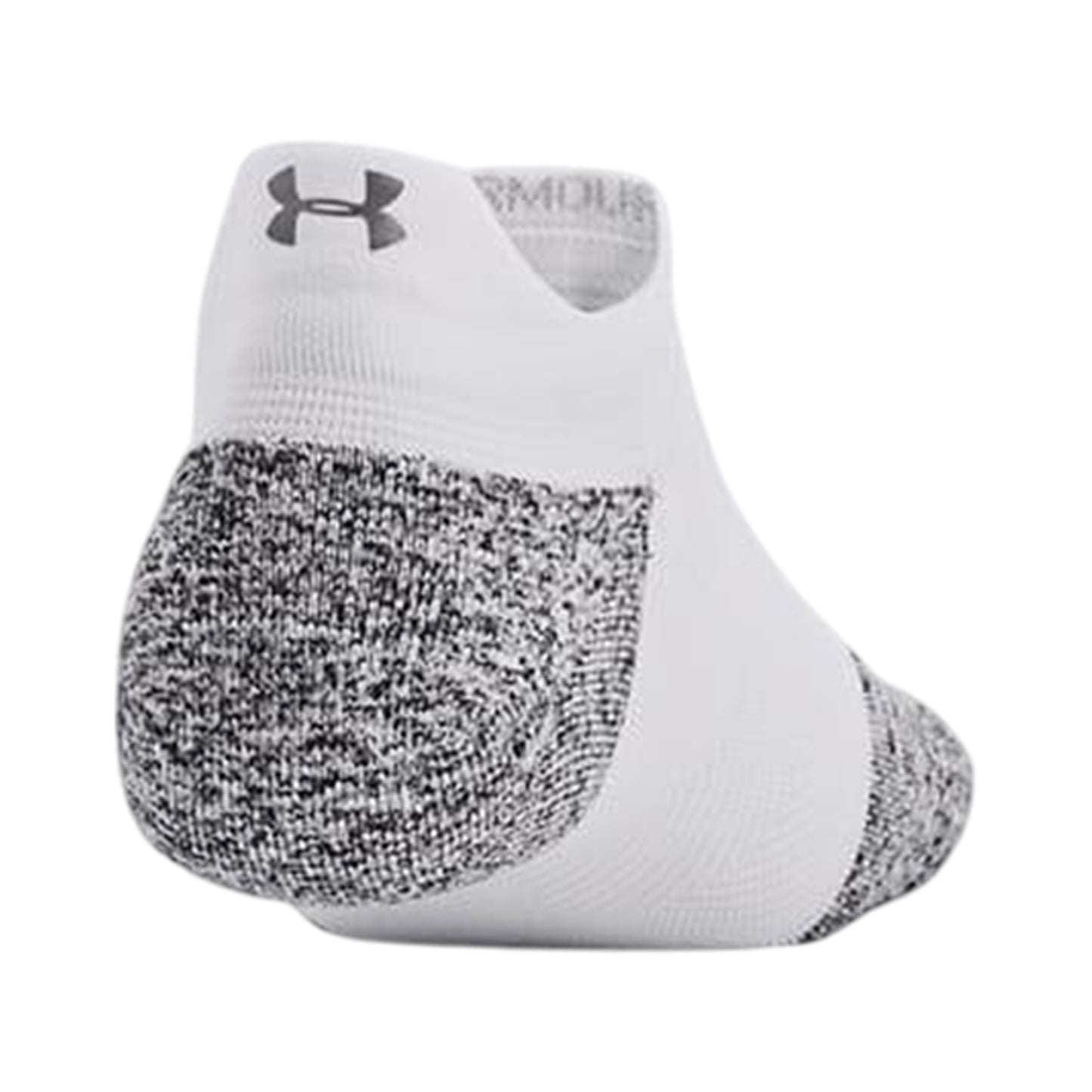 White - Back - Under Armour Unisex Adult Cushioned Running Ankle Socks
