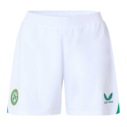 White - Front - Castore Unisex Adult Ireland Logo Shorts