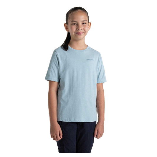 Sky Blue - Front - Craghoppers Childrens-Kids Ellis Whale Shark T-Shirt