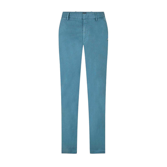 Turquoise-Aqua - Front - Boss Mens Kaito1 Slim Trousers
