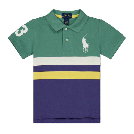 Fairway Green - Front - Ralph Lauren Boys Cotton Rugby Polo Shirt
