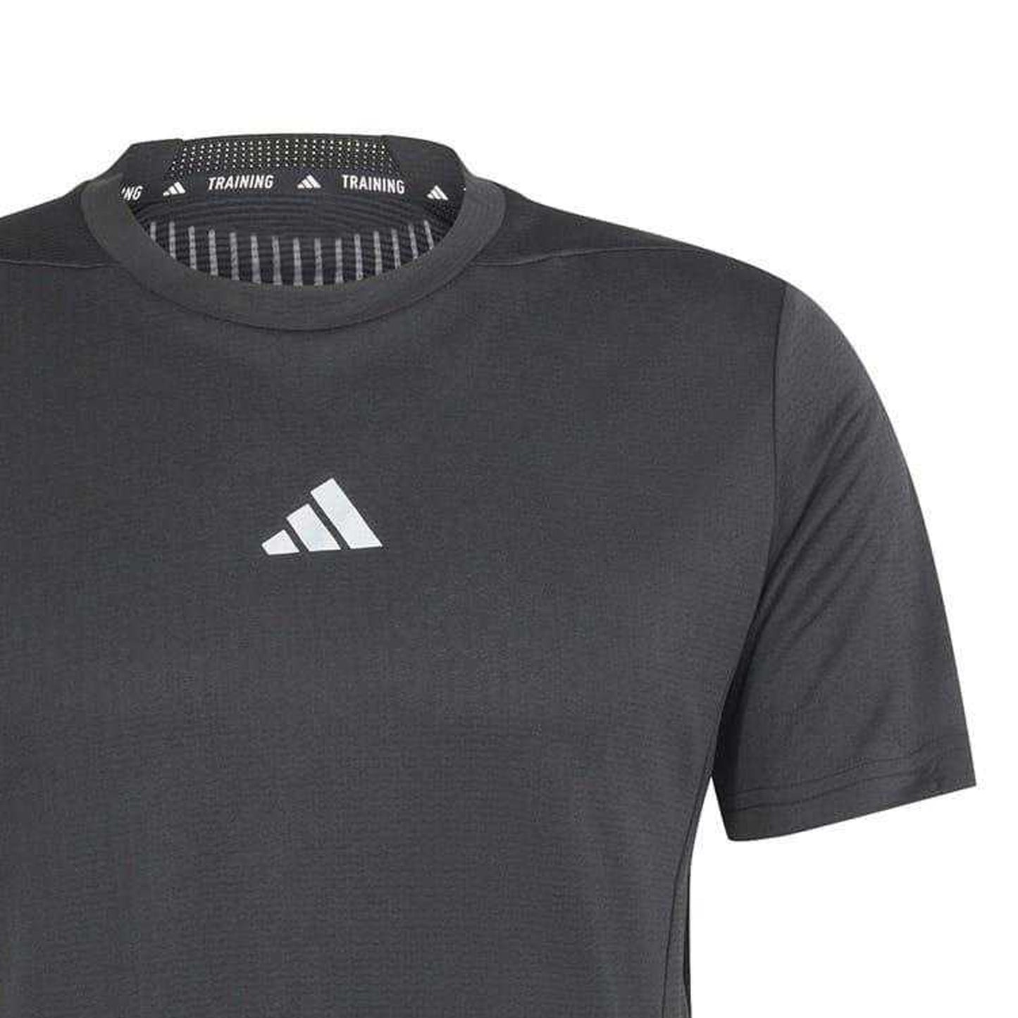 Black - Back - Adidas Mens HIIT Heat.Rdy Technology Crew Neck T-Shirt