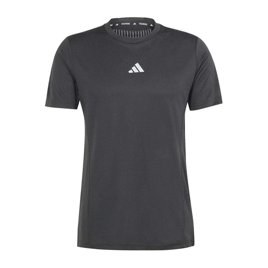 Black - Front - Adidas Mens HIIT Heat.Rdy Technology Crew Neck T-Shirt