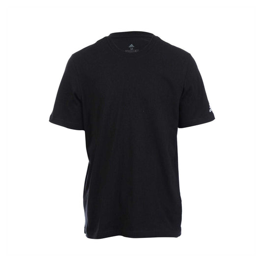 Black - Front - Adidas Mens Blank T-Shirt