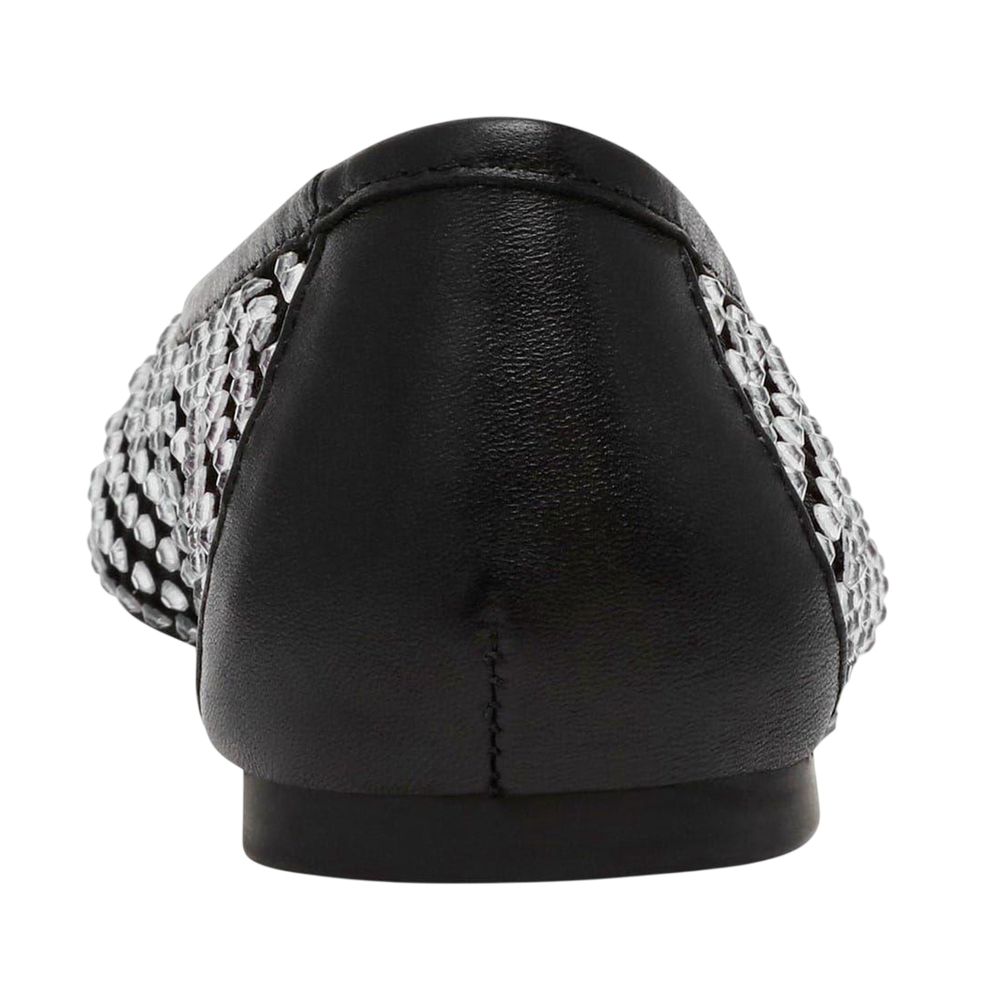 Black - Pack Shot - Steve Madden Womens-Ladies Auden Embellished Ballet Flats