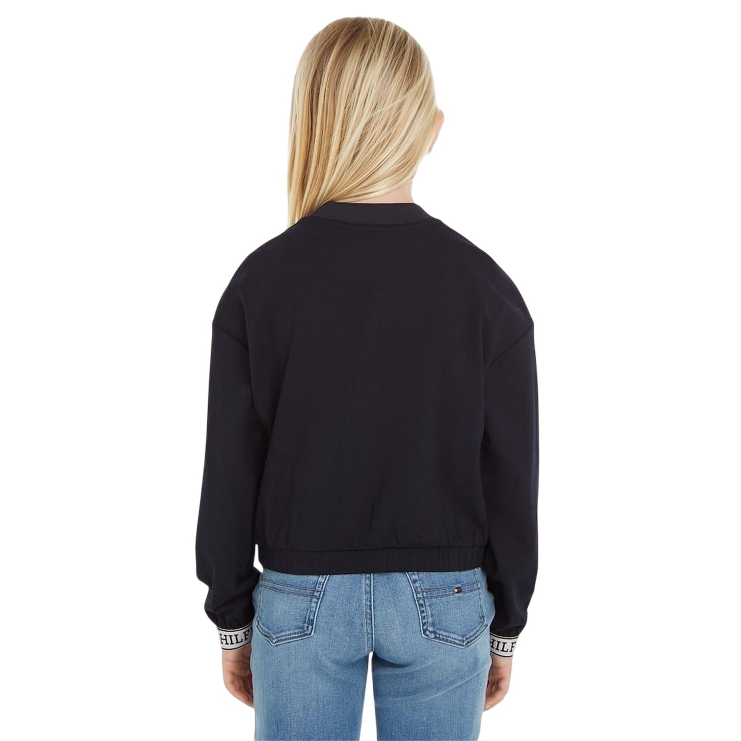 Desert Sky - Lifestyle - Tommy Hilfiger Childrens-Kids Tape Crew Neck Jumper