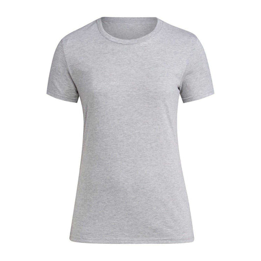 Grey - Front - Adidas Womens-Ladies Minimalist Lightweight Regular T-Shirt