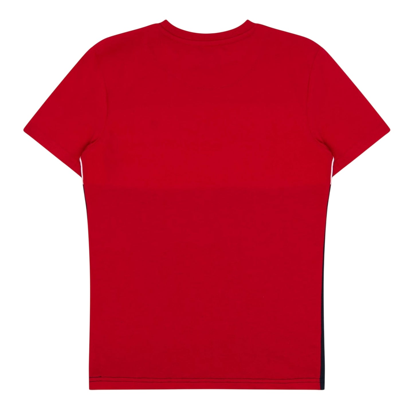 Red - Back - Farah Childrens-Kids Colour Block Crew Neck T-Shirt