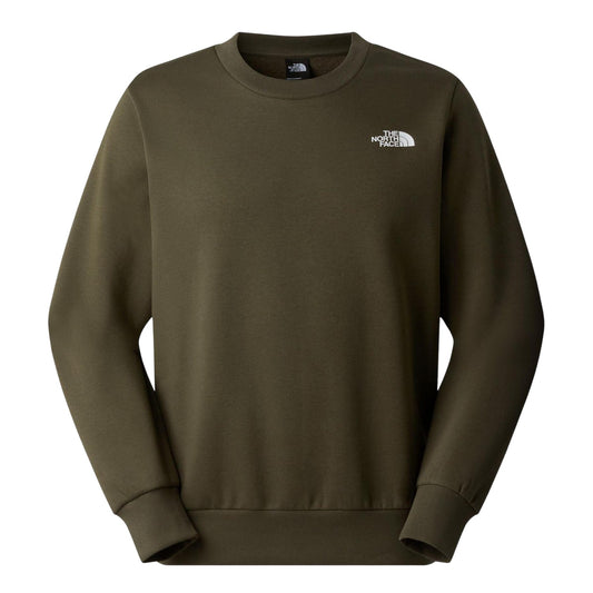 Green - Front - The North Face Mens Simple Dome Cotton Blend Logo Sweatshirt