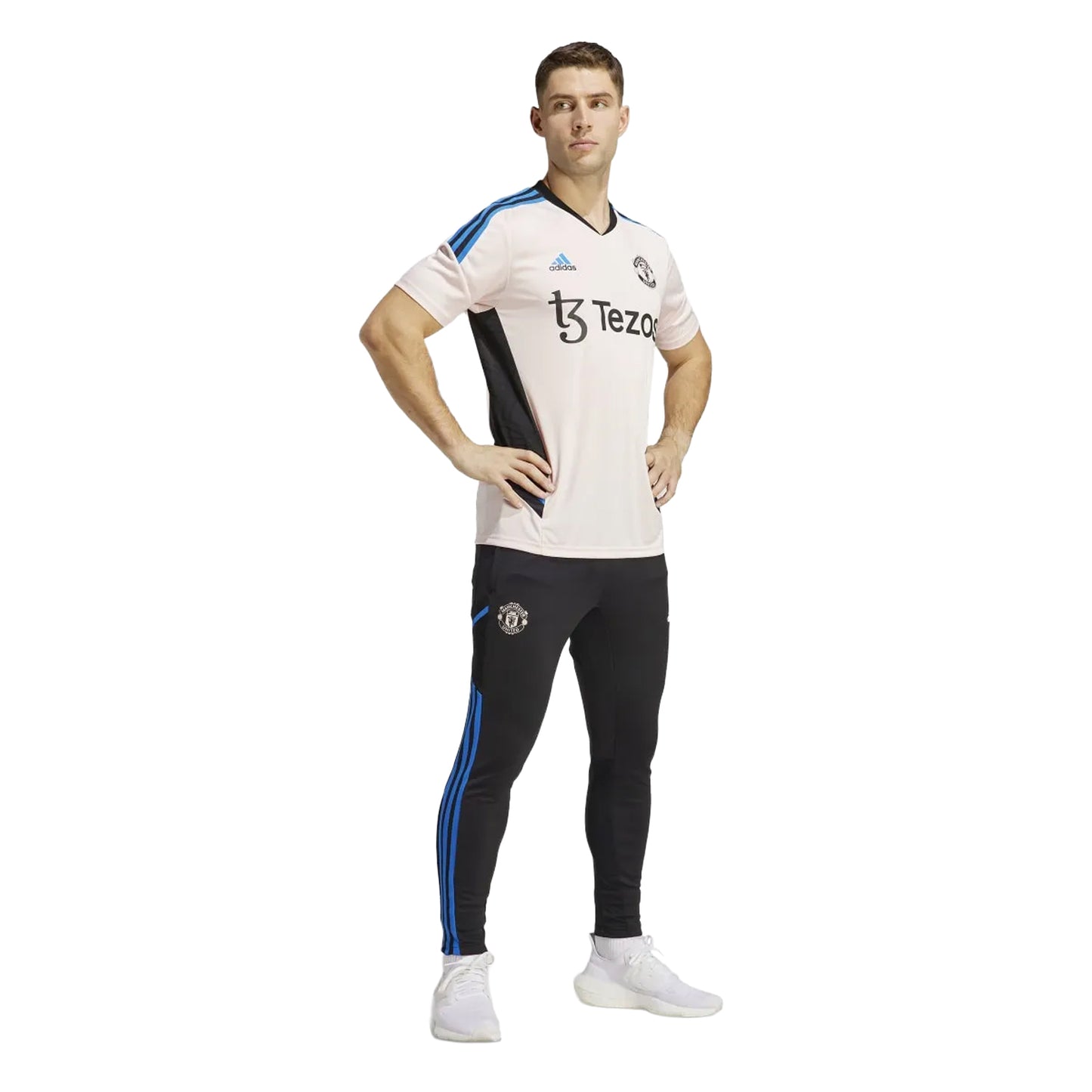 Black-Blue - Lifestyle - Adidas Mens Manchester United Condivo 22 Training Jogging Bottoms