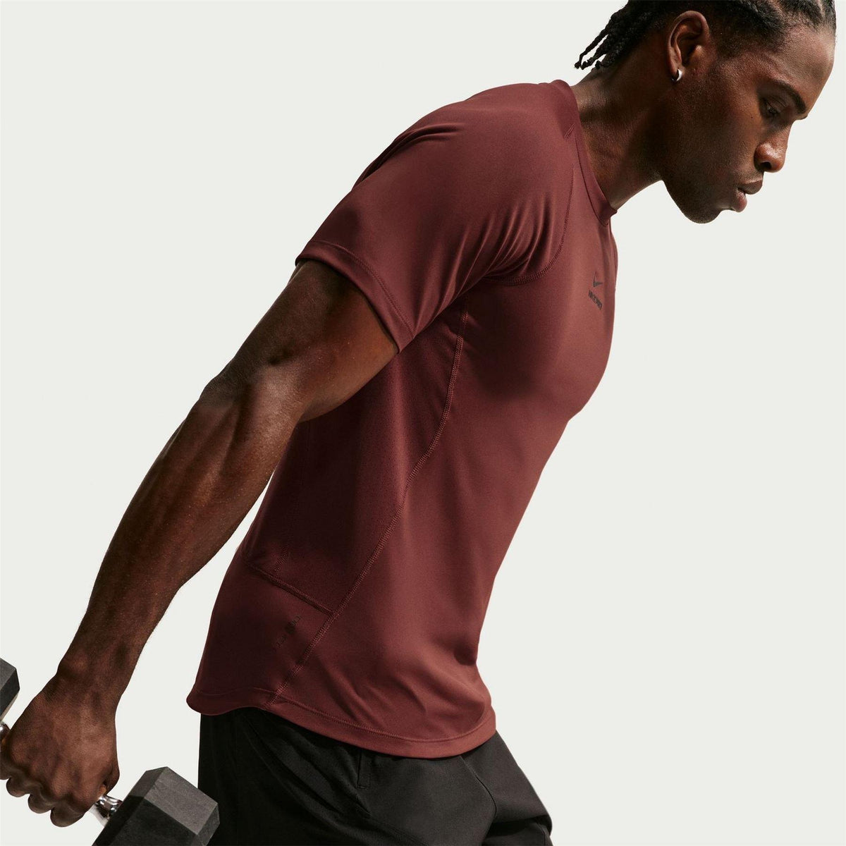 Team Red - Pack Shot - Nike Mens Pro Dri-FIT Fitted Top