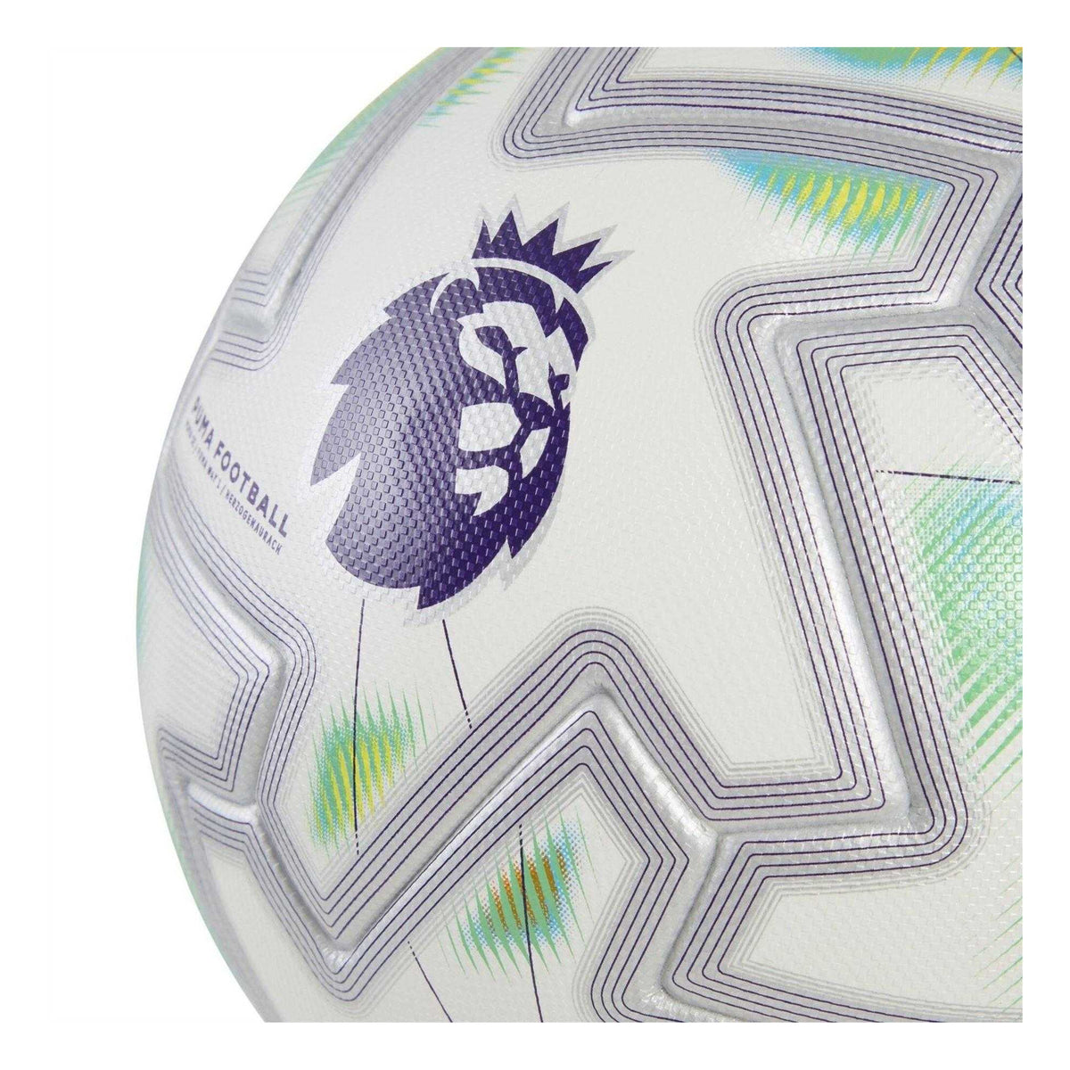 White-Green - Side - Puma Premier League Orbita Training Football