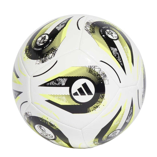 White-Green - Front - Adidas Glider Football