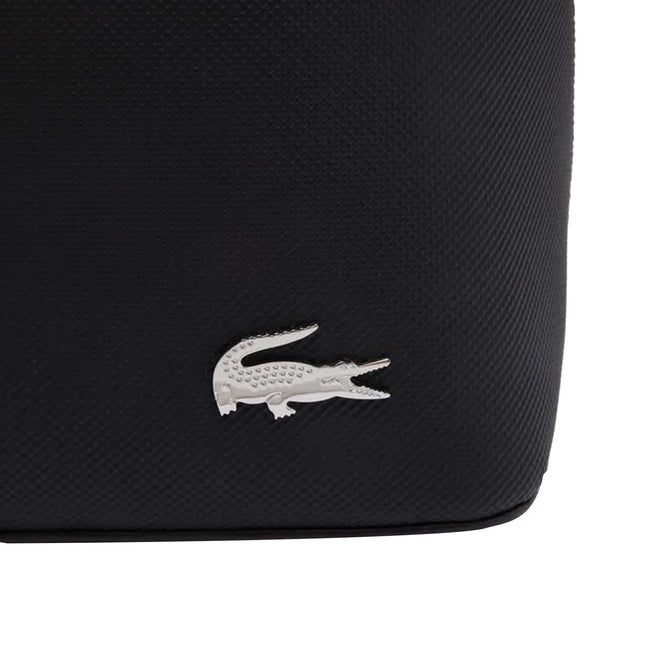 Black - Lifestyle - Lacoste Naos Pique Crossbody Bag