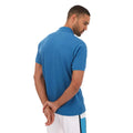 Blue - Back - Lacoste Mens Ribbed Collar Short-Sleeved Polo Shirt