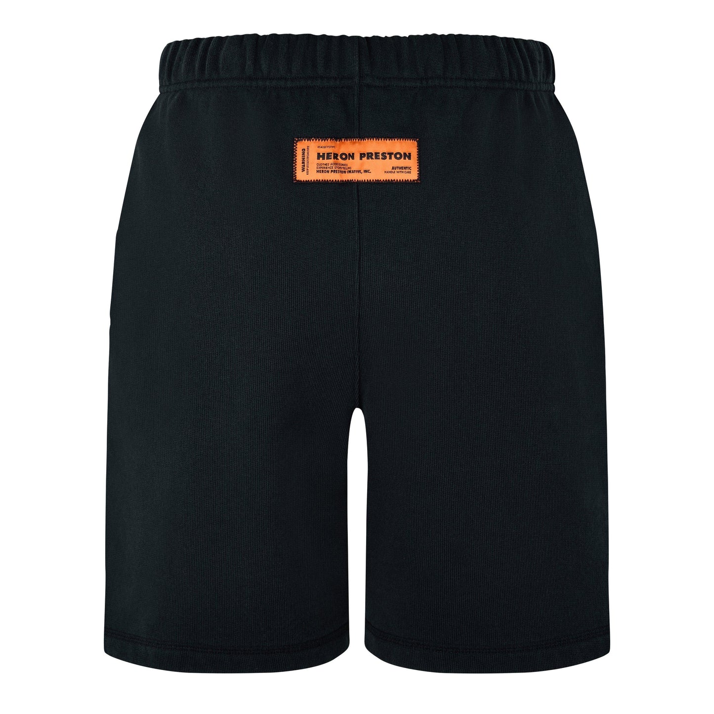 Black-White - Back - Heron Preston Mens HPNY Regular Sweat Shorts