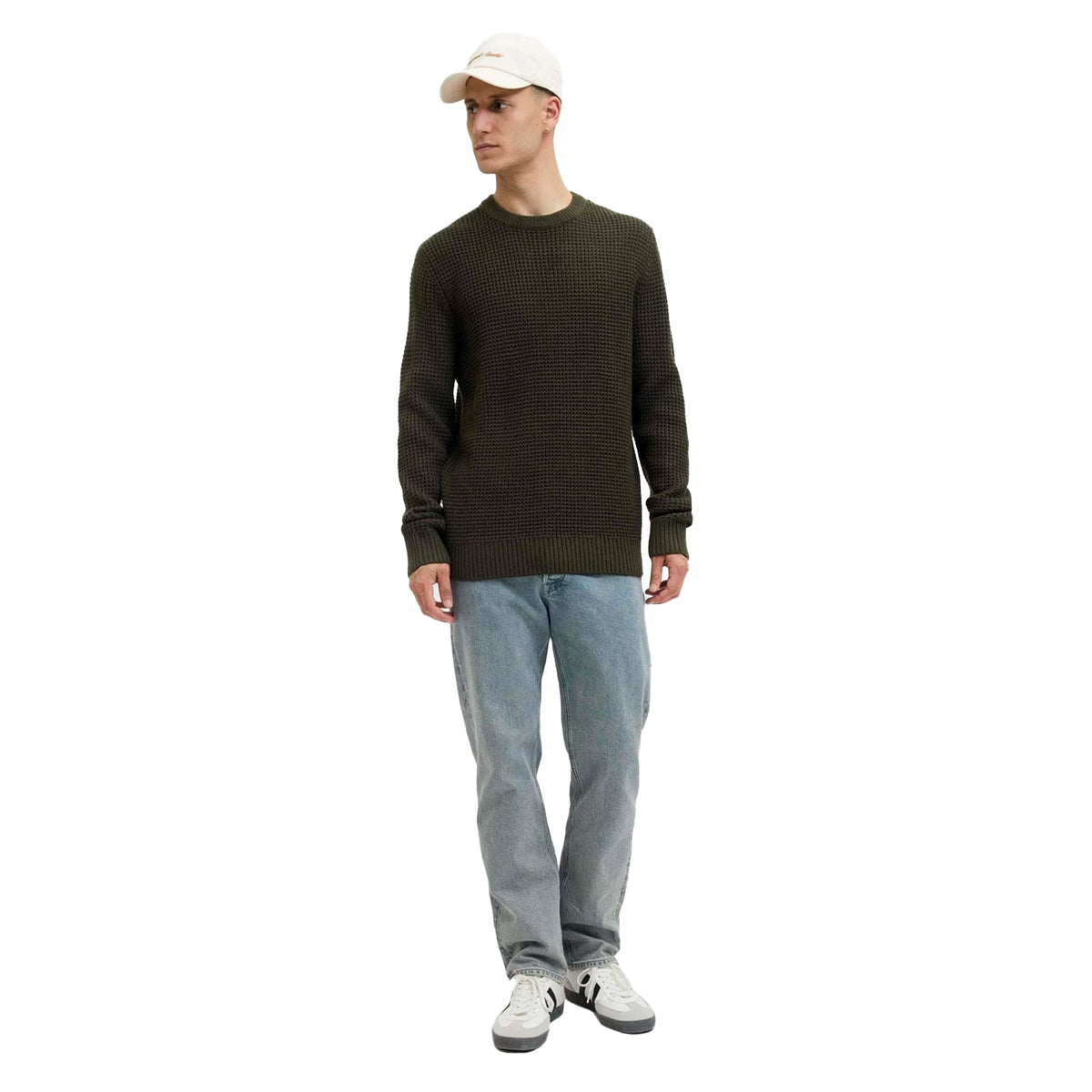 Rosin - Lifestyle - Jack And Jones Mens Textured Long-Sleeved Jumper