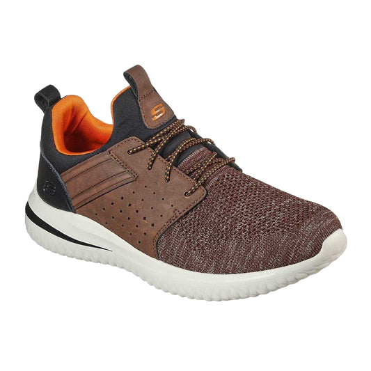 Chocolate - Front - Skechers Mens Cicada 3.0 Arch Fit Trainers