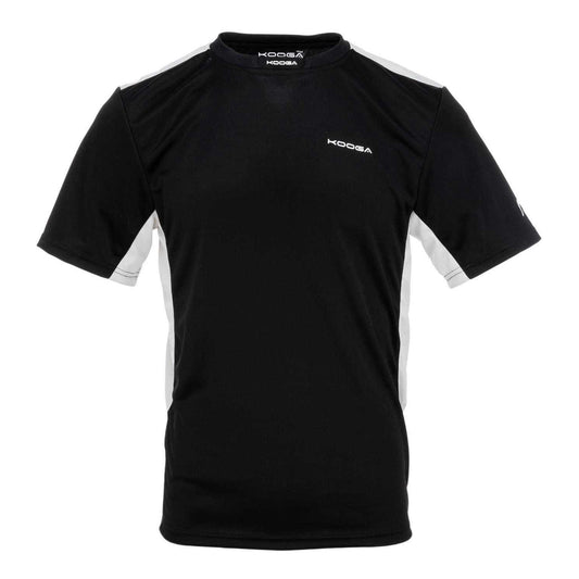 Black - Front - KooGa Mens Contrast Detail Athletic Jersey