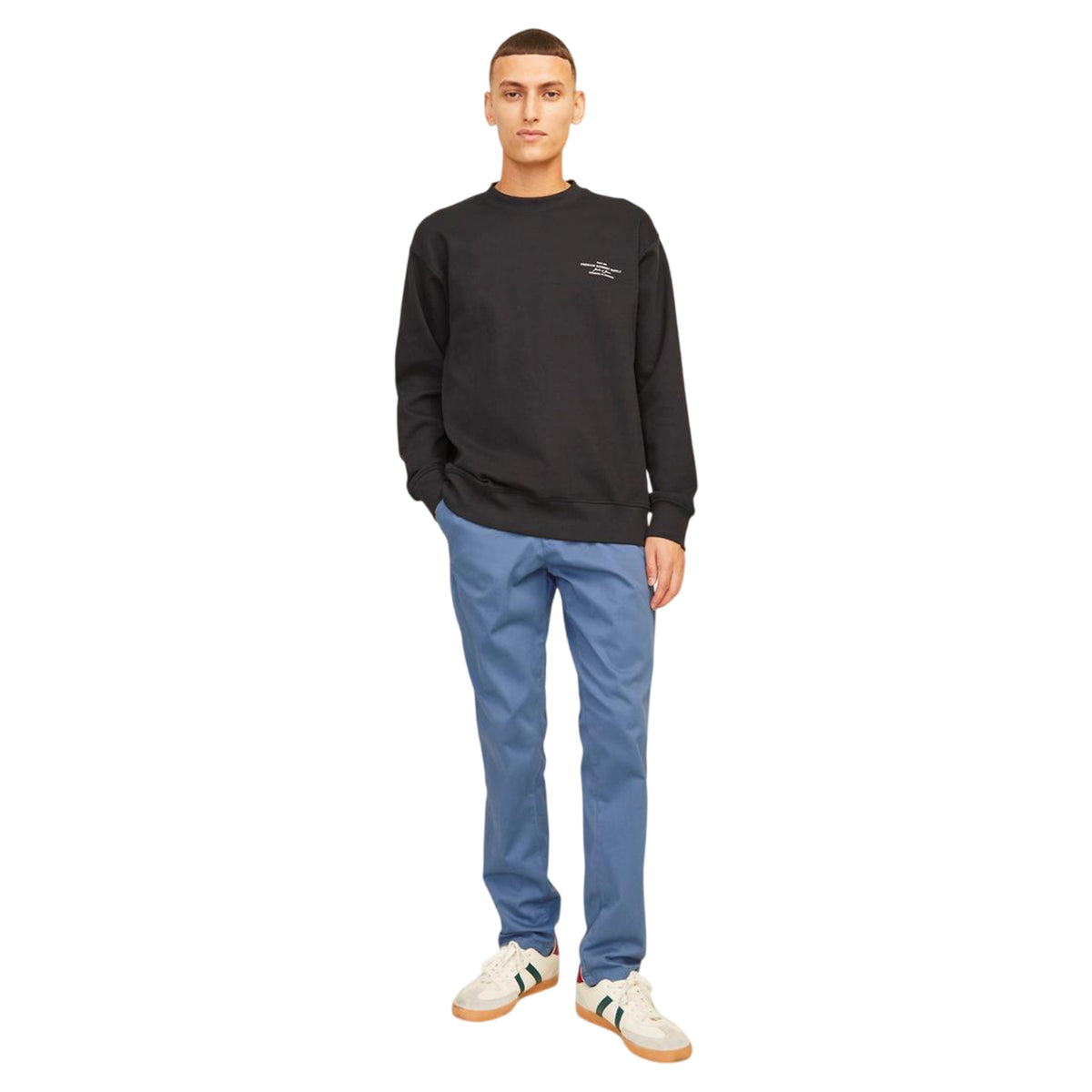 China Blue - Lifestyle - Jack And Jones Mens Marco Bowie Chinos