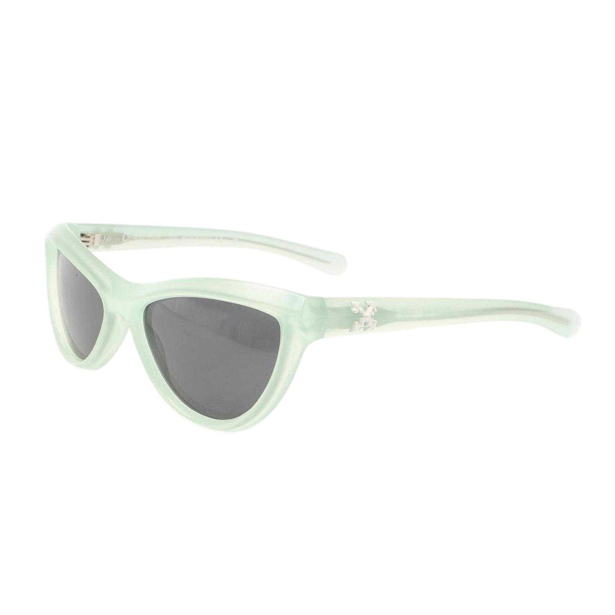 Teal-Dark Grey - Back - Off White Atlanta Cat Eye Sunglasses
