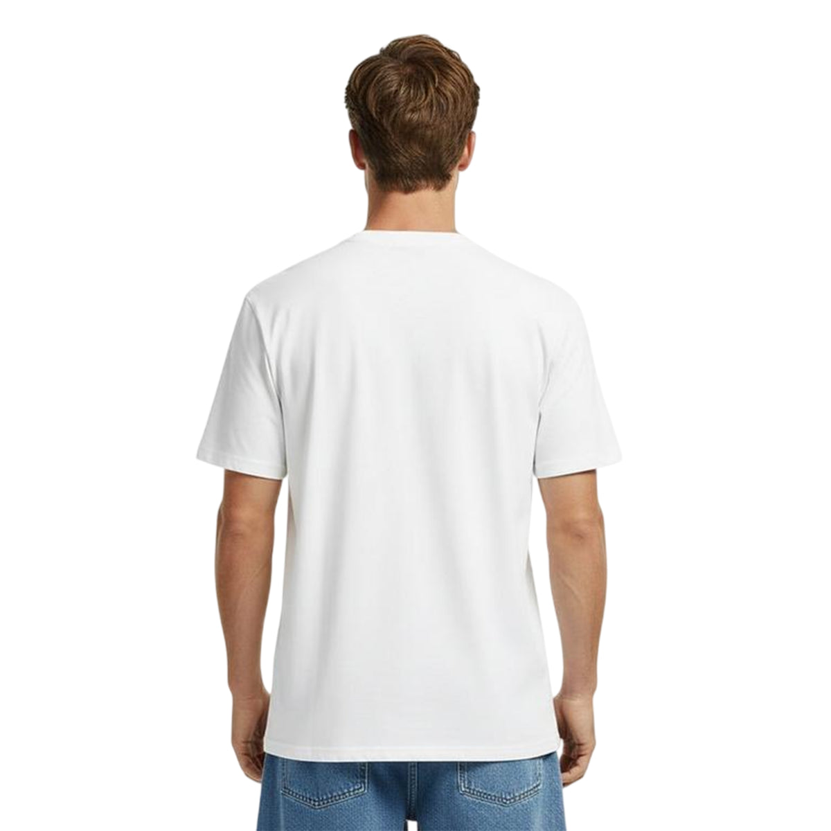 White - Lifestyle - Oakley Mens Dual Logo Soft Touch Regular T-Shirt