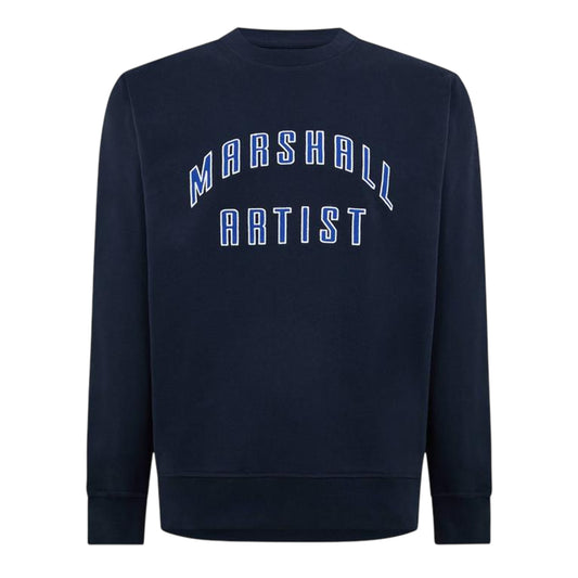 Navy - Front - Marshall Artist Mens Detroit Letter Sweatshirt
