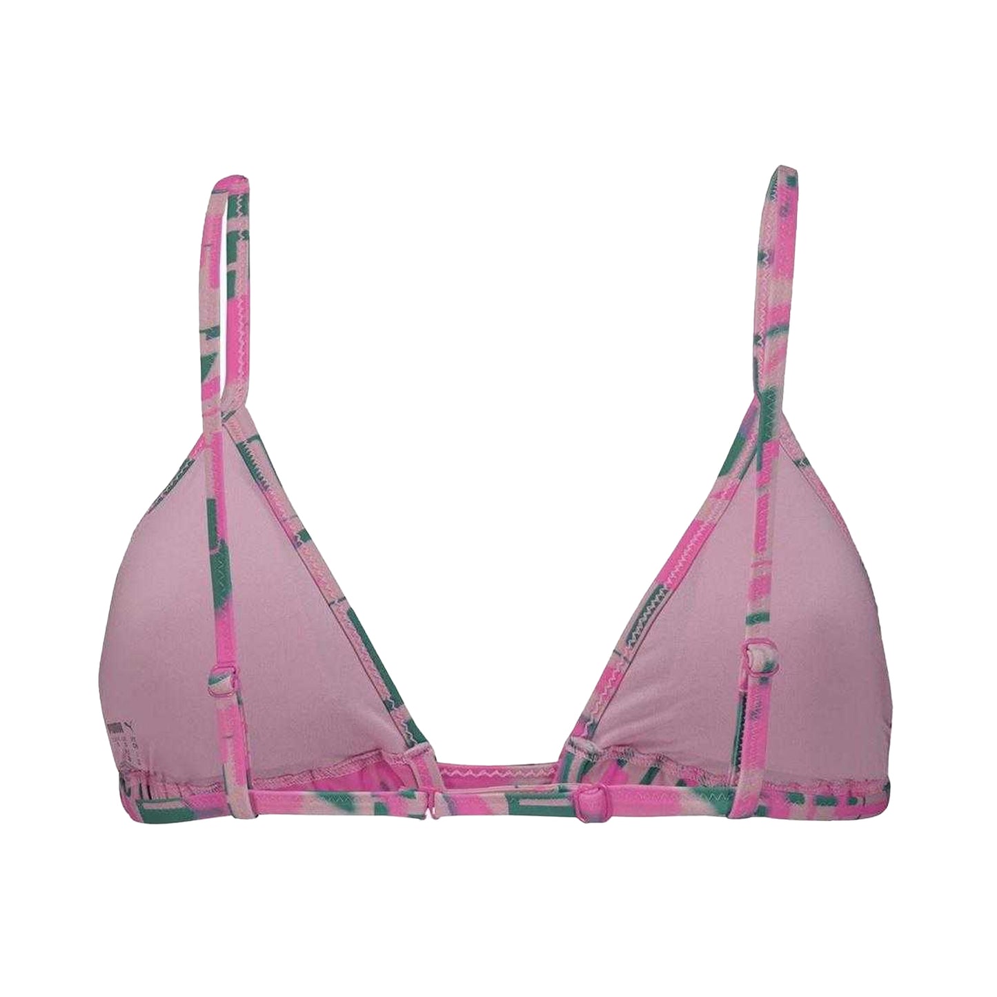 Pink - Back - Puma Womens-Ladies Triangle Cups Bikini