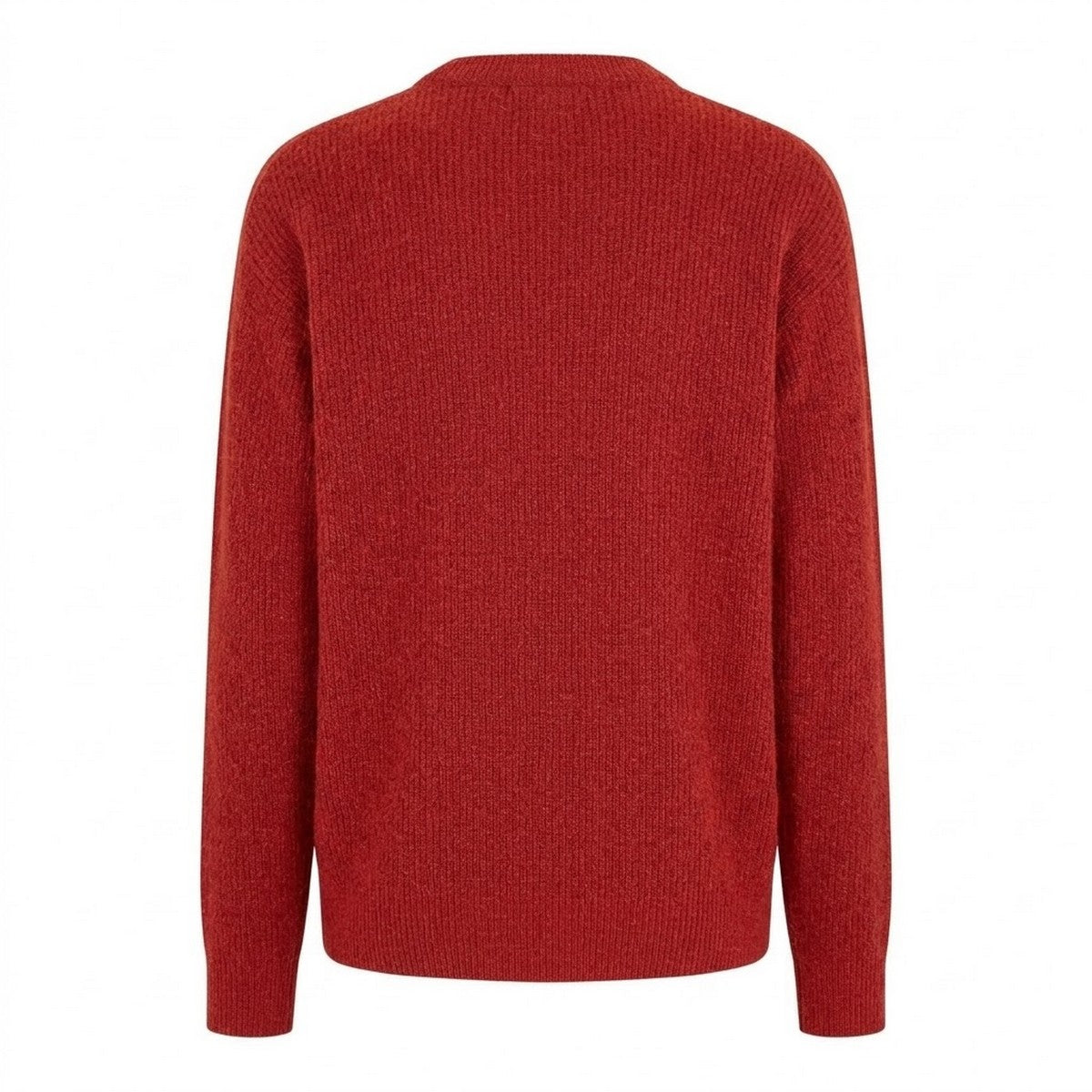 Red - Back - Boss Mens Crew Neck Sweater Top