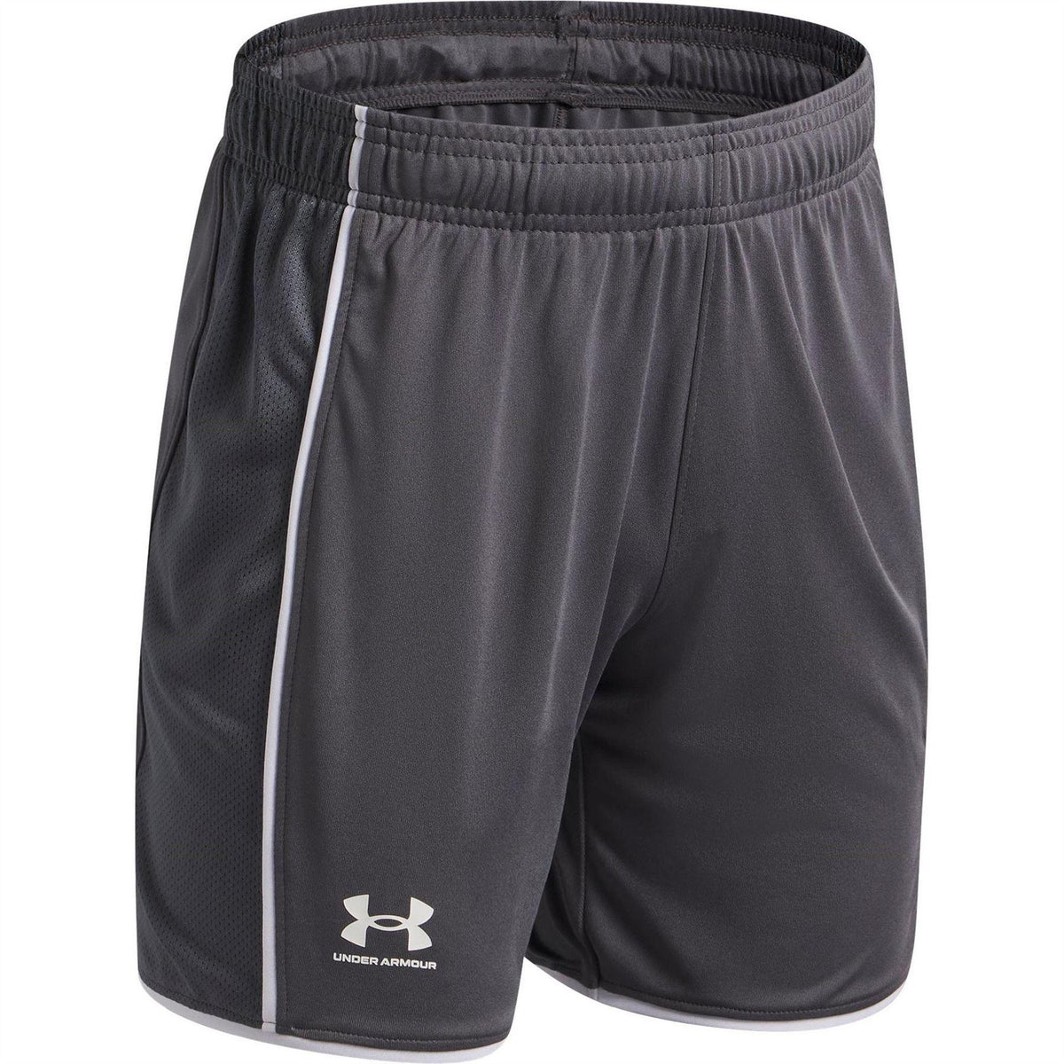 White Castlerock - Side - Under Armour Childrens-Kids Performance Shorts