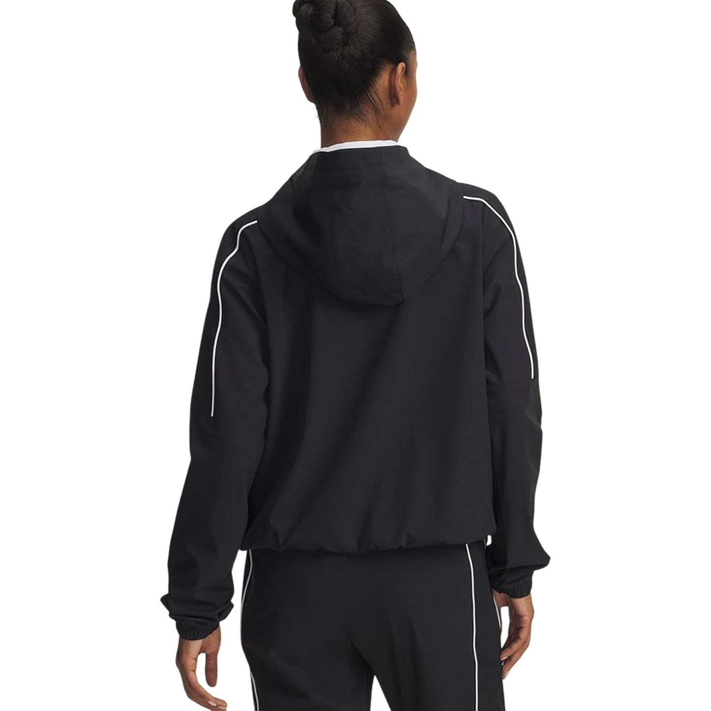 Black - Lifestyle - Under Armour Womens-Ladies Challenger Hooded Anorak Set