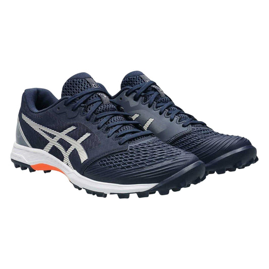 Midnight-Cream - Front - Asics Mens Ultimate FF Hockey Trainers