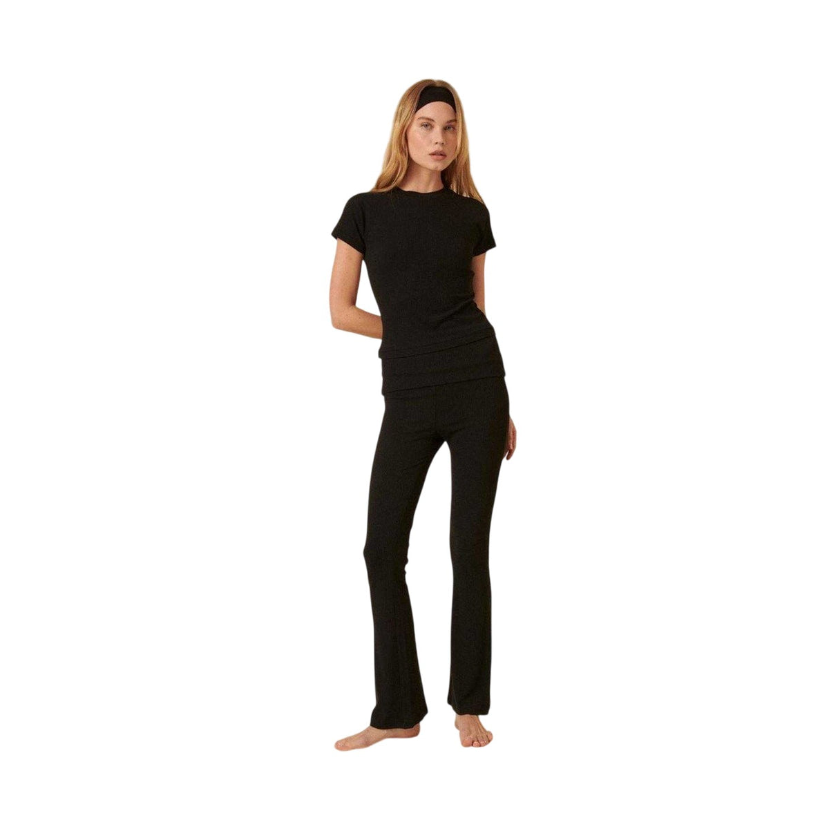 Black - Lifestyle - Nobody´s Child Womens-Ladies Round Neck Regular Raglan T-Shirt