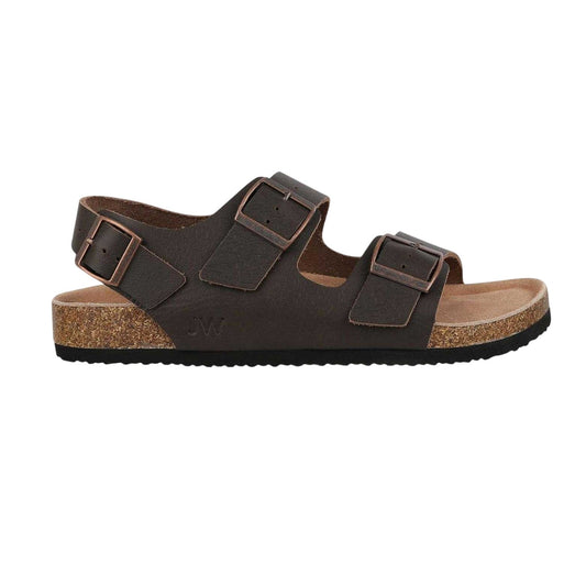 Brown - Front - Jack Wills Mens Leather Sandals